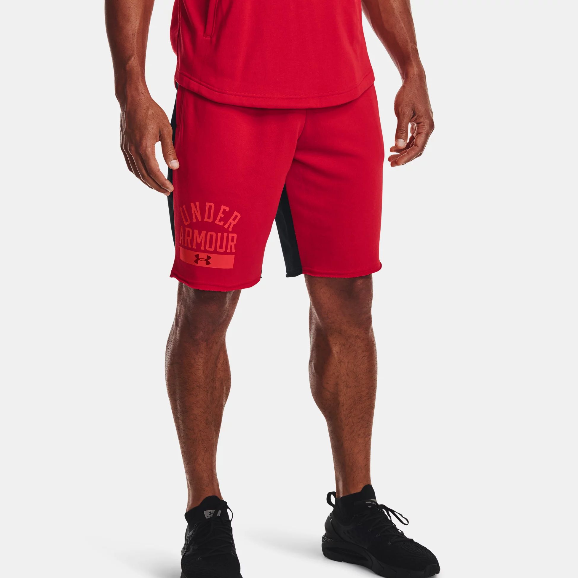 Shorts -  under armour UA Rival Terry Colorblock Shorts